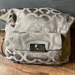 Coach Kristin Logo Hobo Crossbody Signature Bag